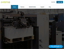 Tablet Screenshot of extensopro.com